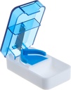 EZY DOSE Pille Cutter und Splitter, Tägliche Verwendung, Sicher schneiden Pillen, Vitamine und Tabletten, genaue und einfache Schneiden, kompaktes Design, Edelstahl Klinge, Reisen Sized, Farbe kann variieren, BPA kostenlos