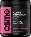 Osmo Active Hydration Elektrolyt Pulver (20 Servierungen) - Inklusive Natrium, Magnesium, Kalium, Carbs & Vitamine, Cane Sugar - All Natural, 3X Faster Hydration, Boosts Power & Endurance, Blueberry