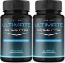 (2 Pack) Ultimate Male Pro Kapseln für Männer, Ultimate Male Extreme Supplement, All-Natural-Unterstützung für einen gesunden aktiven Lebensstil, UltimateMalePro Bewertungen (120 Kapseln)