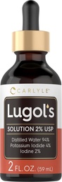 Carlyle Lugols Iodine 2 Prozent 2 fl oz | Kaliumjodid und Jodlösung 2% Flüssige Tropfen