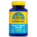 Nature's Life Green Lipped Mussel 1500 mg - New Zealand Green Lipped Mussel Supplement mit natürlich Occurring Omega 3 Fettsäuren - 60-Tage Garantie, Lab Verified - 30 Servierungen, 90 Kapseln