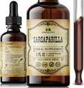 Sarsaparilla Liquid Extract – Smilax officinalis Kräuterergänzung – Non-GMO, Alkoholfrei, Glutenfrei, Natürliche Wurzeltonik – Traditionelle Kräuter-Wellness – 2oz Tropfen Flasche