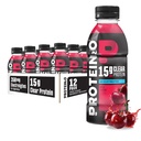 Protein2o Hydration Drink - 2-in-1 Flüssiges klares Whey Protein Isolat und Elektrolyt-Getränk - 15g Protein, Vitamine B5, B6 - Nach-Workout Erholung - 16.9 Fl Oz - 12 Count Wild Cherry