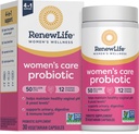 Renew Life Women's Probiotic Capsules, 50 Billion CFU Garantiert, Unterstützt pH Balance, Vaginal, Urinary, Verdauungs- und Immungesundheit(2), L. Rhamnosus GG, Dairy, Soy und Glutenfrei, 30 Count