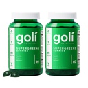 Goli SuperGreens Vitamin Gummy - 120 Zähler - Essentielle Vitamine und Mineralstoffe - Pflanzenbasiert, Vegan, Glutenfrei und Gelatinefrei - Gesundheit von innen, Packung von 2