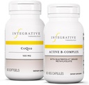 Integrative Therapie Bundle mit aktivem B-Komplex, 60 Kapseln & CoQ10 (100mg), 60 Softgels - Active B-Complex zur Unterstützung von Energiemetabolismus* - CoQ10 zur Unterstützung von Herz- und Hirngesundheit*