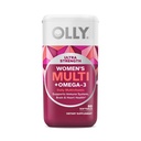 OLLY Ultra Strength Frauen Multi Softgels, Gesamtgesundheit und Immununterstützung, Omega-3-Fettsäuren, Eisen, Vitamine A, D, C, E, B12, Tägliches Multivitamin, 30 Tage Versorgung - 60 Zählen