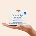 IMMUN'GE - Anti-Aging-Ergänzung - NRF2-Aktivator - Immununterstützung - Antioxidant - Cellular Energy Booster - Haut-Aging-Schutz - 100% Japanisches Fermented Papaya - Pulver - 30 Packungen x 3 Gramm