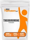 BulkSupplements.com Theobromine Powder - Theobromine Supplement, Nootropic Supplement - Energieunterstützung, Glutenfrei, 625 Servierungen, 250g (8.8 oz) (Pack von 1)