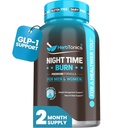 Herbtonics Night Time Burn & Sleep Complex unterstützt Overnight Metabolism, Stress Relief & Deep Sleep. Inklusive Melatonin, Valerian und Green Tea – Vegan Bedtime Weight Management (60 Kapseln)