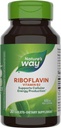 Nature's Way Riboflavin Vitamin B2, 400 mg pro Portion, Packung von 3