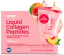 BeMe BeRadiant Liquid Collagen Peptide für Haare, Haut und Nägel mit 2X schnellerer Absorption – Klinisch getestet – 2500mg Verisol® hydrolysierte Collagen Ergänzungen für Frauen mit Biotin, CoQ10 & Vitamin C
