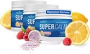 Nello Supercalm Drink Mix - Ashwagandha KSM 66, Magnesium Glycinat, L-Theanin, Vitamin D3 - Ashwagandha Root Extract, Magnesium & L-Theanine Supplement - (30 Portionen) - 3 Packung