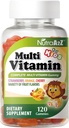 Multi Vitamin für Kinder - 120 Count Diät-Ergänzung |Variety Flavors of Fruity Deliciousness| Vitamine A, B6, B12, C, D und E, Zink, Folsäure, Biotin, Iodine, Choline & Calcium