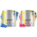 Cellucor C4 Sport Pre Workout Powder Bundle - Blue Raspberry+Watermelon - Pre Workout Energy mit Kreatin + 135mg Koffein und Beta-Alanin Performance Blend - NSF zertifiziert für Sport 30 Servierungen