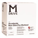 Mdrive beschleunigt Pre-Workout-Pulver, Einzel Servierpakete, Mischbeere, 30 Zähler (Nicht-Stimulant, Mischbeere)