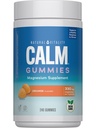 Natürliche Vitalität Calm, Magnesium Citrat-Ergänzung, Stress Relief Gummis, unterstützt eine gesunde Reaktion auf Stress, Glutenfrei, Vegan, Orange, 240 Gummis