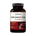 Red Yeast Rice mit CoQ10, 240 Veggie Capsules | Advanced Heart Health Herbal Supplement – Antioxidante Unterstützung für Energie und Herzgesundheit – Non-GMO