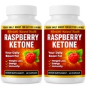 Himbeer Keton Kapseln, All-Natural Formel, Mai Unterstützung Active Healthy Lifestyle, 1000 mg Supplement, 120 Kapseln (Non Vegan), 4 Monate Versorgung, Vegan Raspberry Ketone, Non GMO