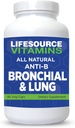 LifeSource Vitamine Alle natürlichen Anti-B Bronchial & Lung Unterstützung – 14 Alle natürlichen Inhaltsstoffe - 90 Kapseln - proprietäre Formel