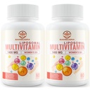 Liposomal Multivitamin für Frauen 50+ - Women Daily Multivitamin mit 32 Inhaltsstoffen, CoQ10, Vitamine C, B, D, E für Herz-Kreislauf- und Knochengesundheitsunterstützung - Iron-Free (120 Kapseln)