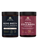 Antike Ernährung Knochen Broth Collagen Powder, Pure, 30 Servierungen + Multi Collagen Protein Powder, Unflavored, 45 Servierungen