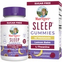 MARYRUTH'S Melatonin 5mg Schlafgummi mit L-Theanin | Zitronenbalsam | Vitamin B6 | Zuckerfrei | Entspannung | Vegan | Nicht-GVO | Glutenfrei | 60 Count