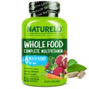 NATURELO Mens Multivitamines - Ganzes Essen Multivitamin für Männer mit Vitaminen, Mineralien - 120 Vegetarische Kapseln für Energie, Gehirn, Herz, Augengesundheit*