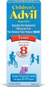 Kinder Advil Suspension Ibuprofen 100mg Fast Pain Reliever und Fever Reducer Last bis 8 Stunden Grape Flavor Liquid für Alter 2 bis 11 Jahre - 3 Packung 4 FL Oz Flaschen