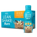 GNC Lean Shake Burn mit Koffein, Klinisch bewährte Gewichtsmanagement, bereit zu trinken Meal Ersatz, 25g Protein mit Zero Added Sugar, Vanilla Latte, Packung von 12