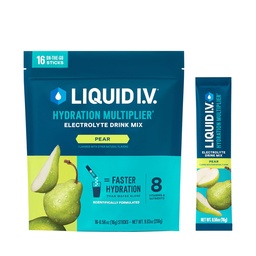 Liquid I.V.® Hydration Multiplikator - Pear | Elektrolytpulver-Getränkmischung | 1 Packung (16 Servierungen)