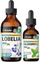 BIO KRAUTER Lobelia Tinktur 4 Fl. Oz. & Chlorophyll Tinktur 2 Fl. Oz.