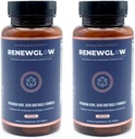 SRILabs Renewglow Biotin 5000mcg Haarwachstumsergänzung für Damen 40 Plus - Gotu Kola Vitamin E, C Zink für gesundes Haar, Haut und Nägel – mit 27 Beauty Enhancing Nährstoffe