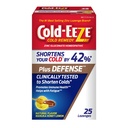 Cold-Eeze Plus Defense Natural Manuka Honey Lemon Zinc Lozenges, Homeopathic Cold Remedy, verkürzt Common Cold Symptoms, fördert Immungesundheit, Sambucus Nigra, Echinacea und Rose HIPS, 25 Ct.