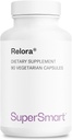 SuperSmart Relora 750mg pro Tag - Magnolia Officinalis & Phellodendron Amurense Extract Supplement | Non-GMO & Gluten Free - 90 Vegetarische Kapseln
