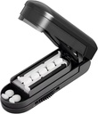Pille Cutter, Pille Cutter Splitter für kleine und winzige Pillen, Schneiden Pillen, Vitamine, Tabletten, einstellbare Pille Cutter für kleine oder große Pillen mit versteckten Sharp Edelstahl Klinge, Travel Sized