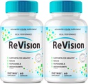 IDEAL PERFORMANCE (2 Pack) Revision Eye Supplement Pills Advanced Vision 2.0 Eye Care Complex Vitamin Capsules Pro (120 Kapseln)