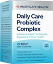 AMERICAN HEALTH Daily Care Probiotic Complex, 20 Milliarden Mikroorganismen - Klinisch untersuchte Strains - Advanced Support for Everyday Digestive & Immune Health - 30 Kapseln, 30 Total Servings