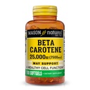 Mason Natural Vitamin A Beta Carotene 25.000 IU, unterstützt Vision, Zellfunktion & Immungesundheit, 100 Softgels, 3er Pack
