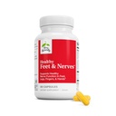Terry Naturally Healthy Feet & Nerves - Kräuterergänzung mit Bioactive Vitamin B12 - Zirkulation & Nerve Health Support Supplement - Vegan Kapseln mit Boswellia Serrata - 60 Kapseln