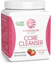 Sunwarrior Plant-Based Prebiotic Fiber Blend Powder | Probiotic Enzymes Sunfiber Soy Free Sugar Free Gluten Free Dairy Free | Strawberry Cooler 30 Servis | Shape Core Cleanser