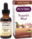 AMBER NATURALZ Pyntril Peaceful Mind Herbal Supplement für Hunde, Katzen, Vögel, Guinea-Pigs, und Kaninchen | Kräuter-Pet-Ergänzung für Entspannung | 1 Fluid Ounce Glasflasche | Hergestellt in den USA
