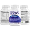 Advanced Sciatic Nerve Support Relief: Alpha Lipoic Acid - 18 in 1 Sciatica Supplements - Vitamin B Complex - Made in USA (120 Count (Pack von 1))