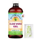 Lily of The Desert Aloe Vera Gel - Inner Fillet Filtered Aloe Vera Drink, Thicker Consistency,Digestive Enzyme für Gut Health, Stomach Relief, Wellness Glowing Skin 16 Fl Oz Gelly Sachet Included.