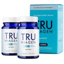 TRU NIAGEN Patentierte NAD-Ergänzung für Anti-Aging und Zell-Regeneration, 300mg Niagen, 30 Servierungen | Unterstützt Zelluläre Energie, Gehirn, Muskel | Nicotinamid Riboside (NR) Nehmen Sie 1 tägliche | 2 Flaschen