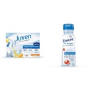 Juven Therapeutic Nutrition Drink Mix Powder for Wound Healing Support, beinhaltet Collagen Protein, Orange, 30 Count & Ensure Pre-Surgery, Klare Kohlenhydrat-Getränke, Erdbeere, 10 fl oz, 4 Count