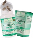 Pure Premium St. Johns Wort Capsules 500mg - Mood Support Supplement - Herbal & Natural Normal Stress Supplements - St John Wort Unterstützung Positive Stimmung für Männer & Frauen - 3 Monate Versorgung - 100 Kapseln