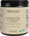 Fermented Mushroom Blend | von 6 Premium Grown Mushrooms | Prebiotics, Fibers, und Vitamin C für Immunität | Non-GMO | Gluten-Free | 210g