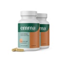 Emma Gut Health - 2 Pack - Gas und Bloating Relief, Constipation, Leaky Gut Repair - Gut Cleanse & Restore Digestion - Regulate Bowel Movement. Probiotika und Laxative Alternative, 120 Kapseln