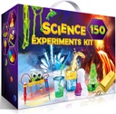 UNGLINGA 150 Experimente Wissenschaft Kits für Kinder, S.T.E.M Bildungsprojekt Spielzeug für Jungen Mädchen Geburtstag Geschenke Ideen, Vulkan, Chemie Lab Tools Scientist Set